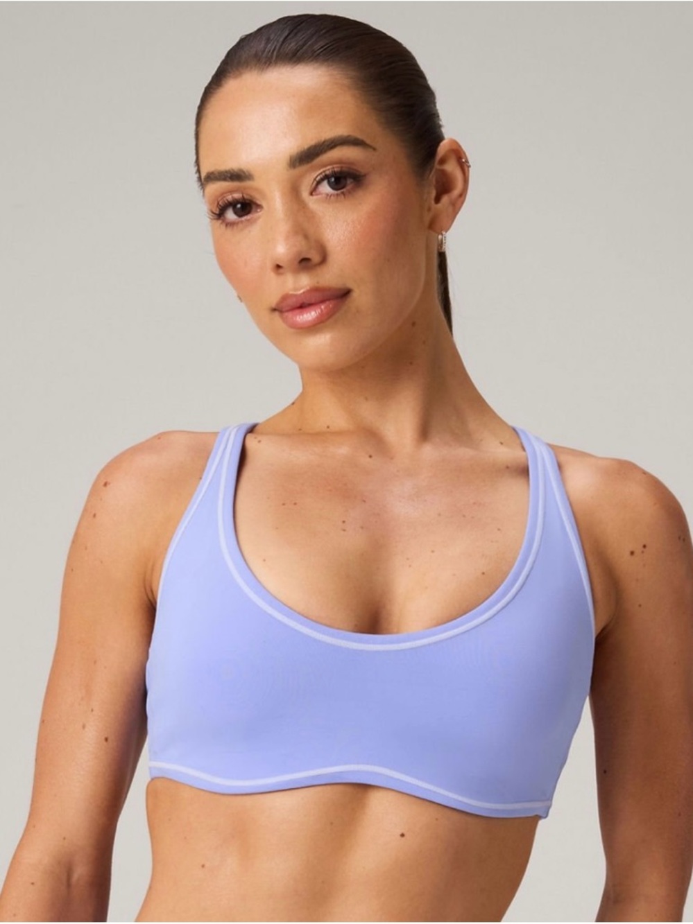NWT Fabletics Light Lavender Scoop Sports Bra